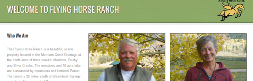 Flying Horse Ranch Web site